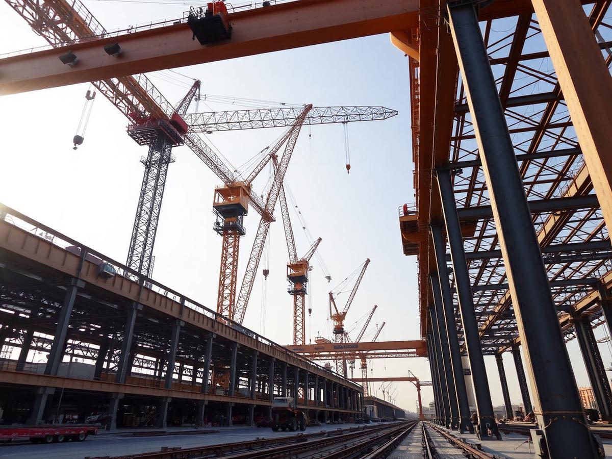 Structural steel package, Dubai logistics hub
